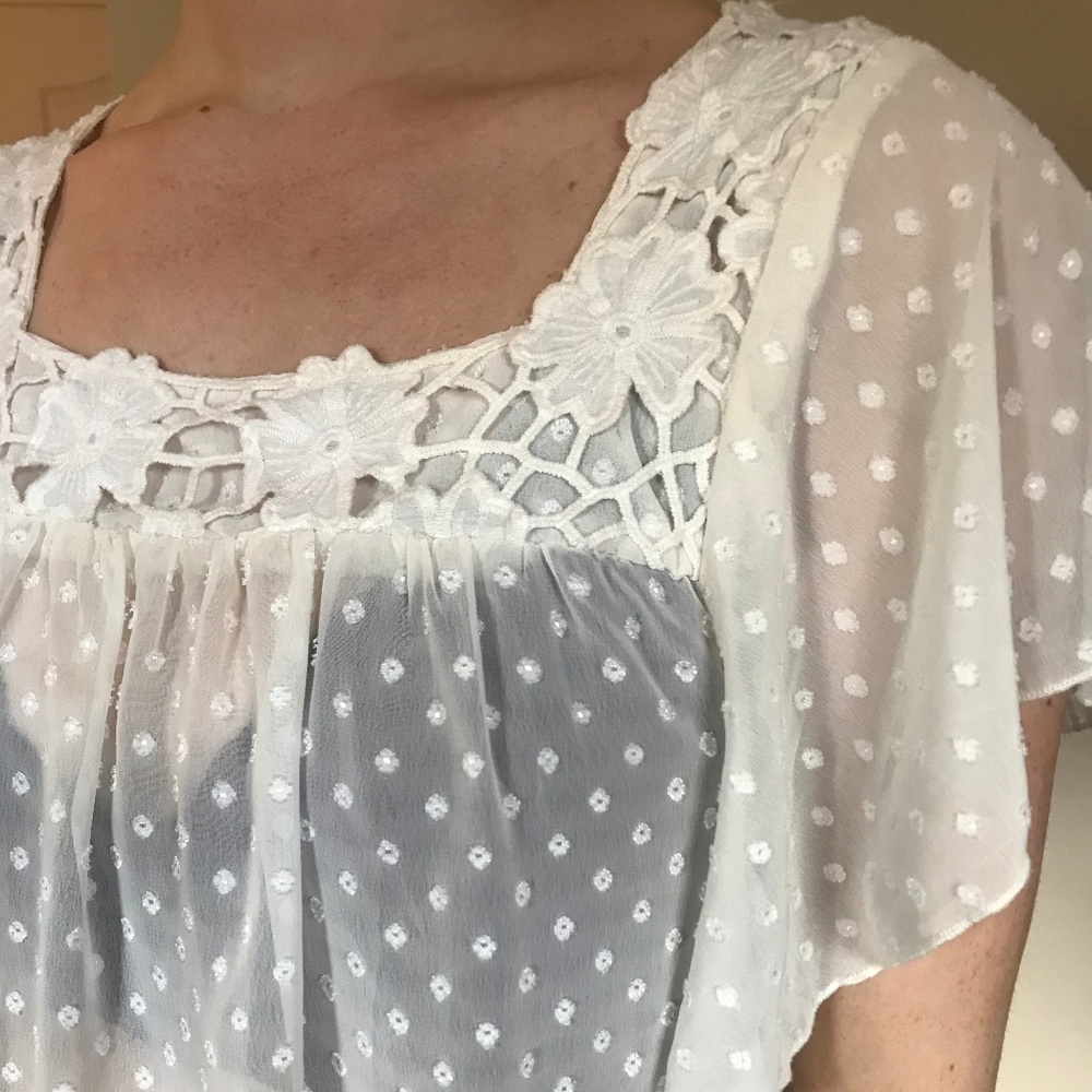 Nordstrom Rack H.I.P. White Blouse